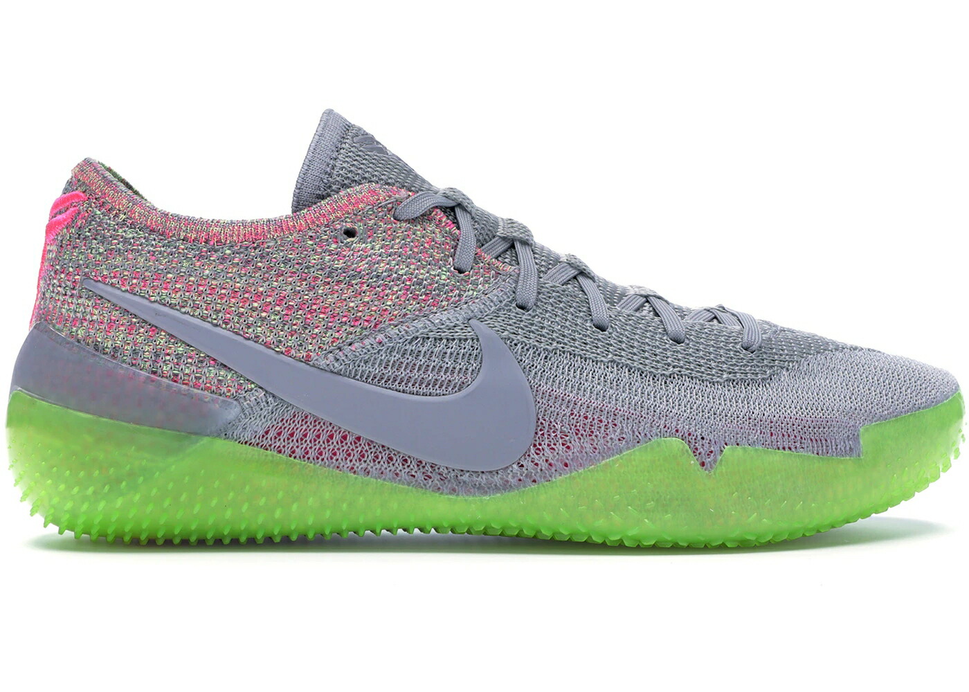ナイキ コービー 灰色 グレー 緑 グリーン スニーカー メンズ NIKE KOBE NXT 360 MULTI-COLOR / WOLF GREY ELECTRIC GREEN