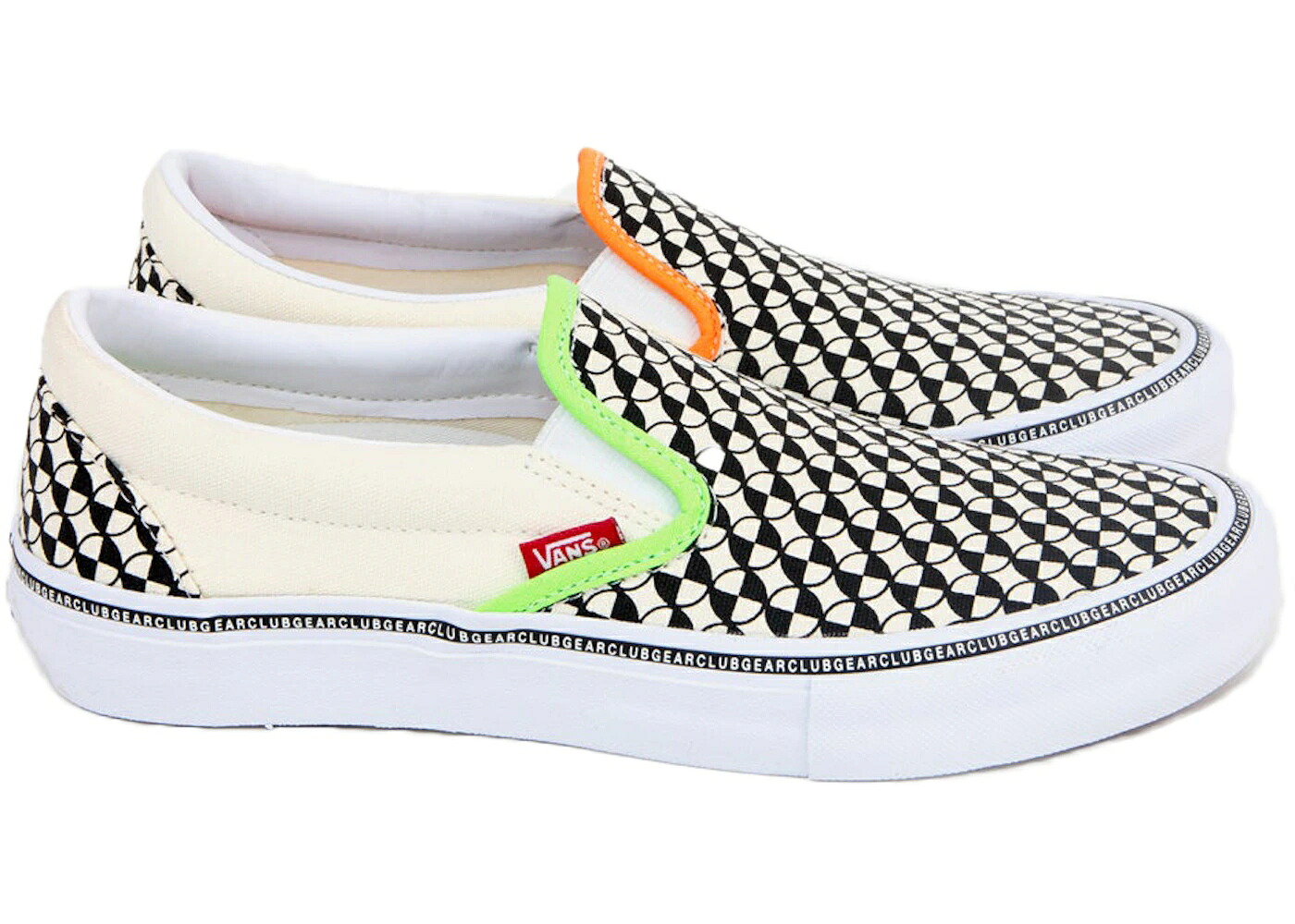 ヴァンズ バンズ スリッポン プロ スニーカー メンズ VANS SLIP-ON PRO CLUBGEAR / CHECKERBOARD MULTI