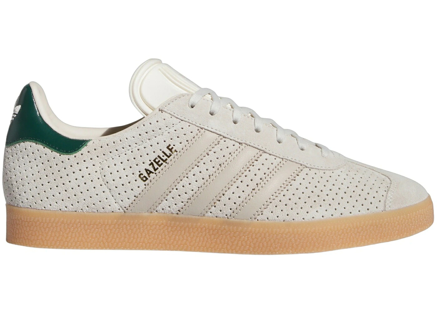 アディダス ガゼル ベージュ 緑 緑であること スニーカー メンズ ADIDAS GAZELLE ALUMINIUM WONDER BEIGE COLLEGIATE GREEN / ALUMINIUM WONDER BEIGE
