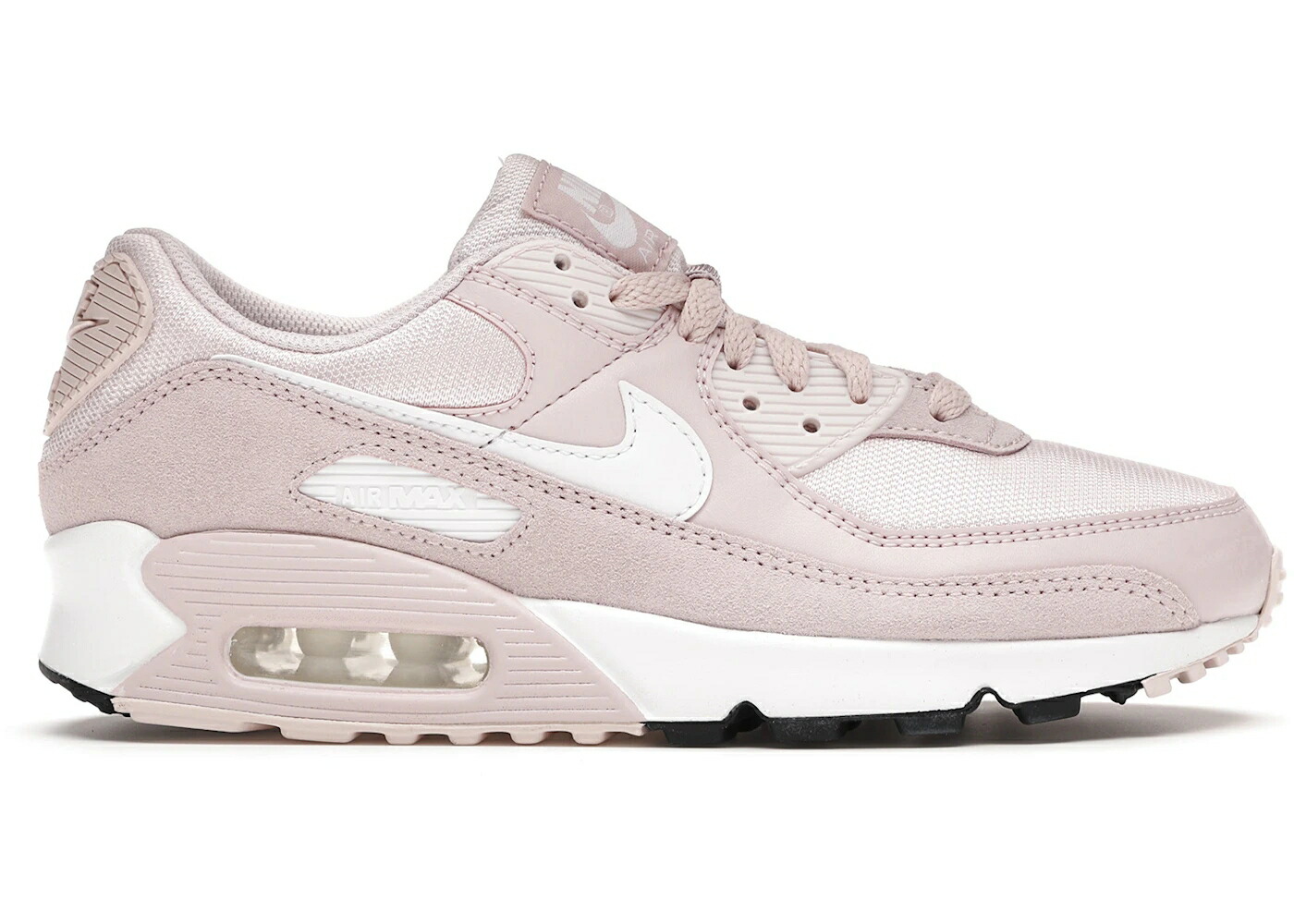 ナイキ マックス ローズ 黒色 ブラック 白色 ホワイト エアマックス WOMEN スニーカー レディース NIKE AIR MAX 90 BARELY ROSE (WOMEN) / BARELY ROSE BLACK WHITE