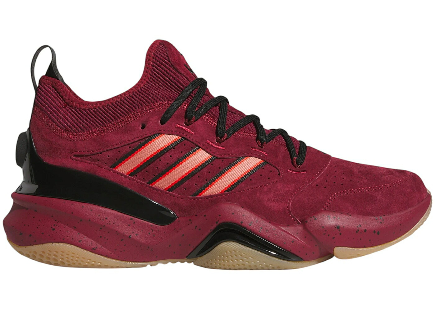 アディダス インパクト ワイン色 バーガンディー コア 黒色 ブラック スニーカー メンズ ADIDAS IMPACT FLX II PATRICK MAHOMES TAILGATE / BURGUNDY CORE BLACK GUM
