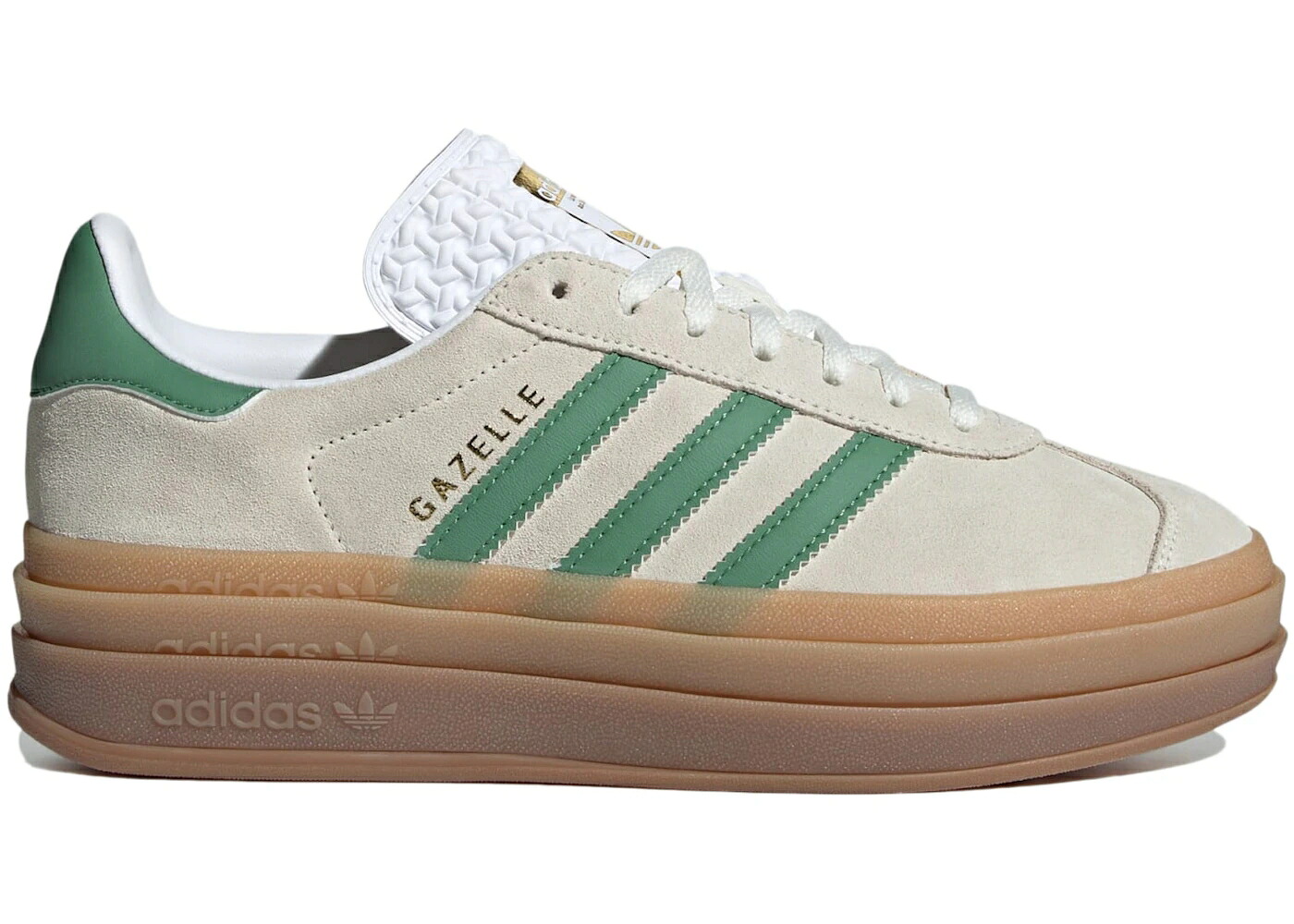 アディダス ガゼル 白いこと 白いこと 緑 緑であること WOMEN\u0027S スニーカー レディース ADIDAS GAZELLE BOLD OFF WHITE PRELOVED GREEN (WOMEN\u0027S) / OFF WHITE PRELOVED GREEN