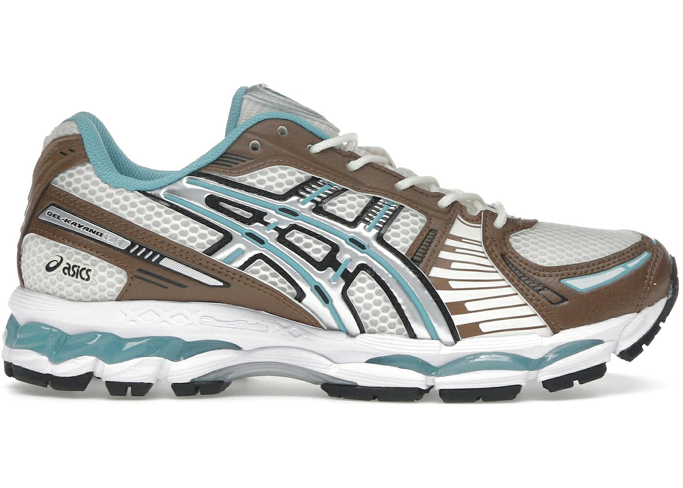 アシックス 茶色 ブラウン 青色 ブルー ピュア 銀色 シルバー 白色 ホワイト 12.1 スニーカー メンズ ASICS GEL-KAYANO BROWN BLUE / BROWN PURE SILVER BLUE WHITE