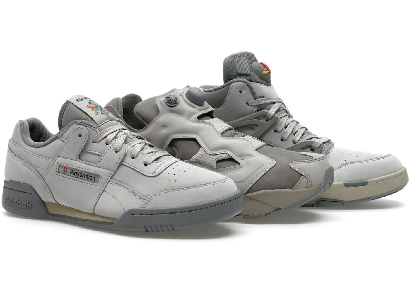 リーボック ワークアウト ポンプ ゾーン ボックス 灰色 グレー グレイ & インスタポンプフューリー スニーカー メンズ REEBOK WORKOUT PLUS, PUMP OMNI ZONE II INSTAPUMP FURY 94 PLAYSTATION 30TH ANNIVERSARY STACK
