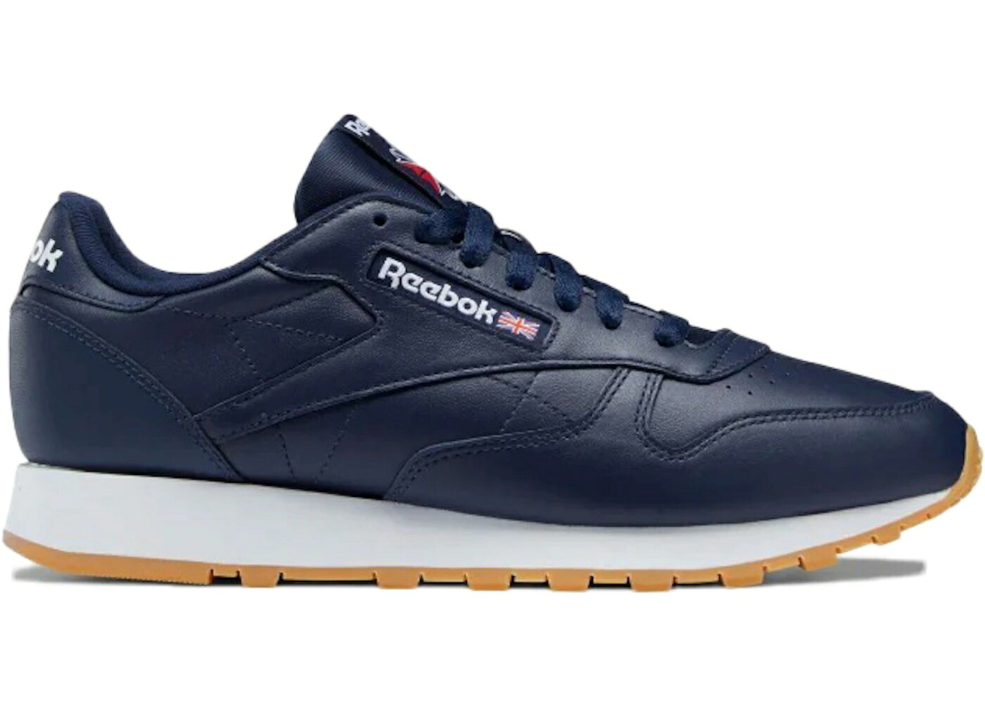 リーボック クラシック レザー 紺色 ネイビー 白色 ホワイト スニーカー メンズ REEBOK CLASSIC LEATHER VECTOR NAVY / VECTOR NAVY FTWR WHITE REEBOK｜スニケス