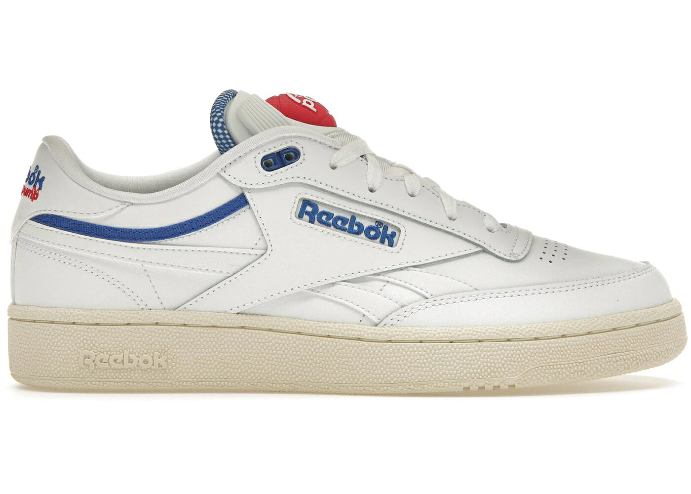 リーボック クラブ ポンプ 青色 ブルー 白色 ホワイト クラシック スニーカー メンズ REEBOK CLUB C 85 PUMP VECTOR BLUE / FOOTWEAR WHITE CLASSIC WHITE