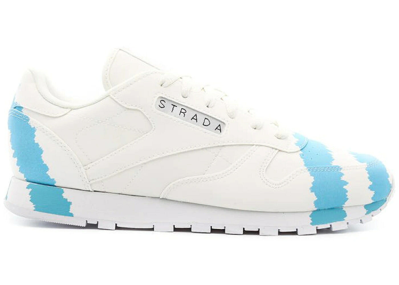 リーボック クラシック レザー 白色 ホワイト 青色 ブルー WOMEN'S スニーカー レディース REEBOK CLASSIC LEATHER COLLINA STRADA (WOMEN'S) / FOOTWEAR WHITE DIGITAL BLUE ACID|スニケス