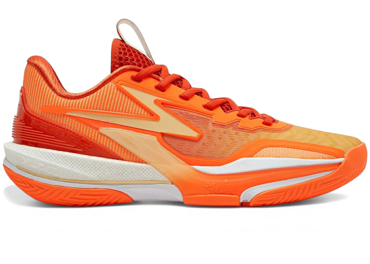 クリムゾン 橙 オレンジ色 白いこと 白いこと 6.0 スニーカー メンズ 361 DEGREES 361 DEGREES BIG3 CRIMSON PULSE / CRIMSON PULSE ORANGE WHITE