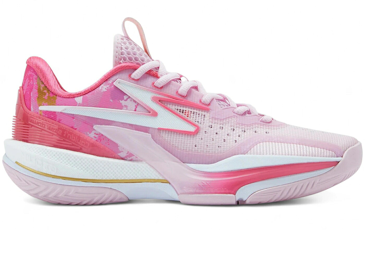 サクラ色 白いこと 白いこと 6.0 スニーカー メンズ 361 DEGREES 361 DEGREES BIG3 INK WHISPER / LIGHT PINK WHITE PINK