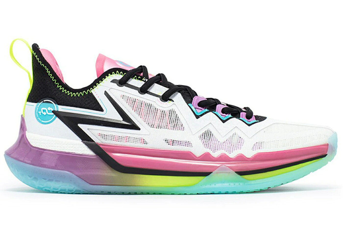 白いこと 白いこと サクラ色 青み 青色 スニーカー メンズ 361 DEGREES 361 DEGREES BIG3 FUTURE NIKOLA JOKIC PE / WHITE PINK LIGHT BLUE