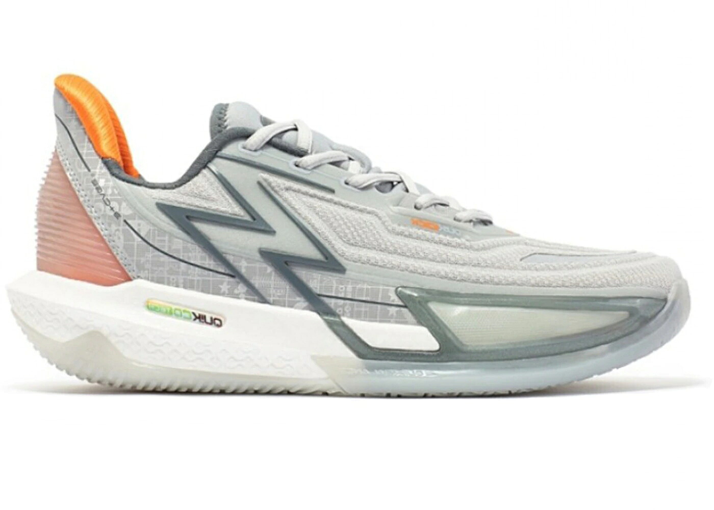 クイック プロ 灰色 グレー 橙 オレンジ 4.0 スニーカー メンズ 361 DEGREES 361 DEGREES BIG3 QUICK PRO PHOTON GREY / PHOTON GREY GREY ORANGE|スニケス
