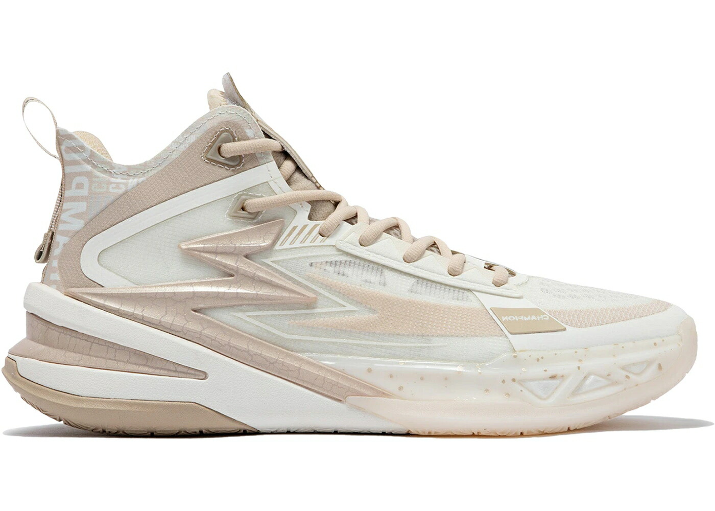 労働者階級 はやりっ児 白いこと 白いこと ベージュ 5.0 スニーカー メンズ 361 DEGREES 361 DEGREES BIG3 PRO PE CHAMPION / WHITE BEIGE