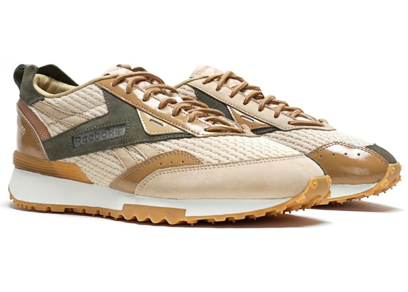 リーボック ベージュ 赤銅色 赤銅色 カーキ スニーカー メンズ REEBOK LX2200 ENGINEERED GARMENTS BEIGE / BROWN KHAKI