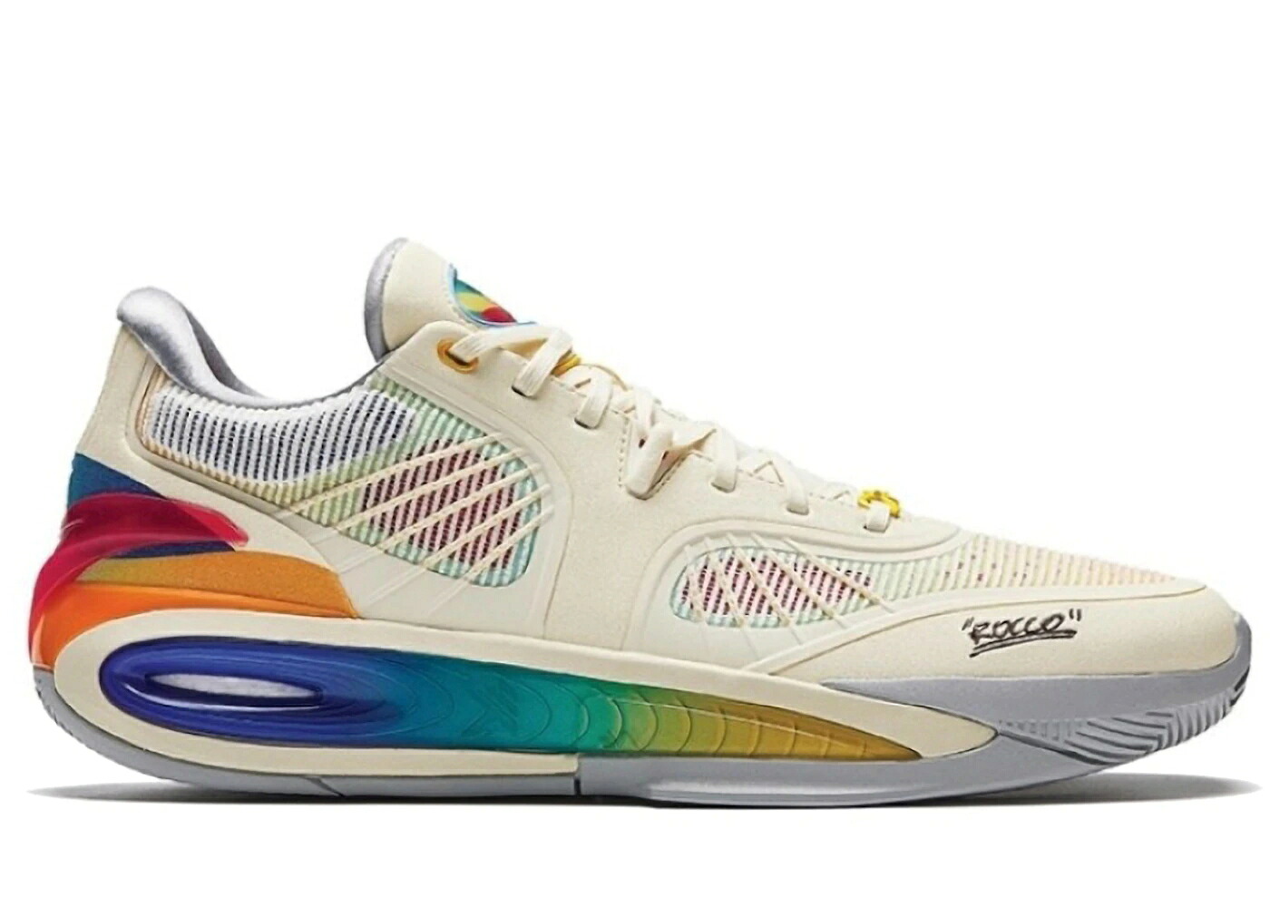 皮膚軟化剤 スニーカー メンズ ANTA KLAY THOMPSON KT10 ROCCO / CREAM MULTI