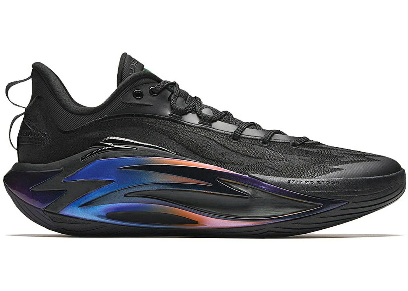 ショック ウェーブ ウェイブ 黒色 ブラック 青色 ブルー 橙 オレンジ 紫 パープル スニーカー メンズ ANTA SHOCK WAVE 7 DARK MATTER / BLACK BLUE ORANGE PURPLE