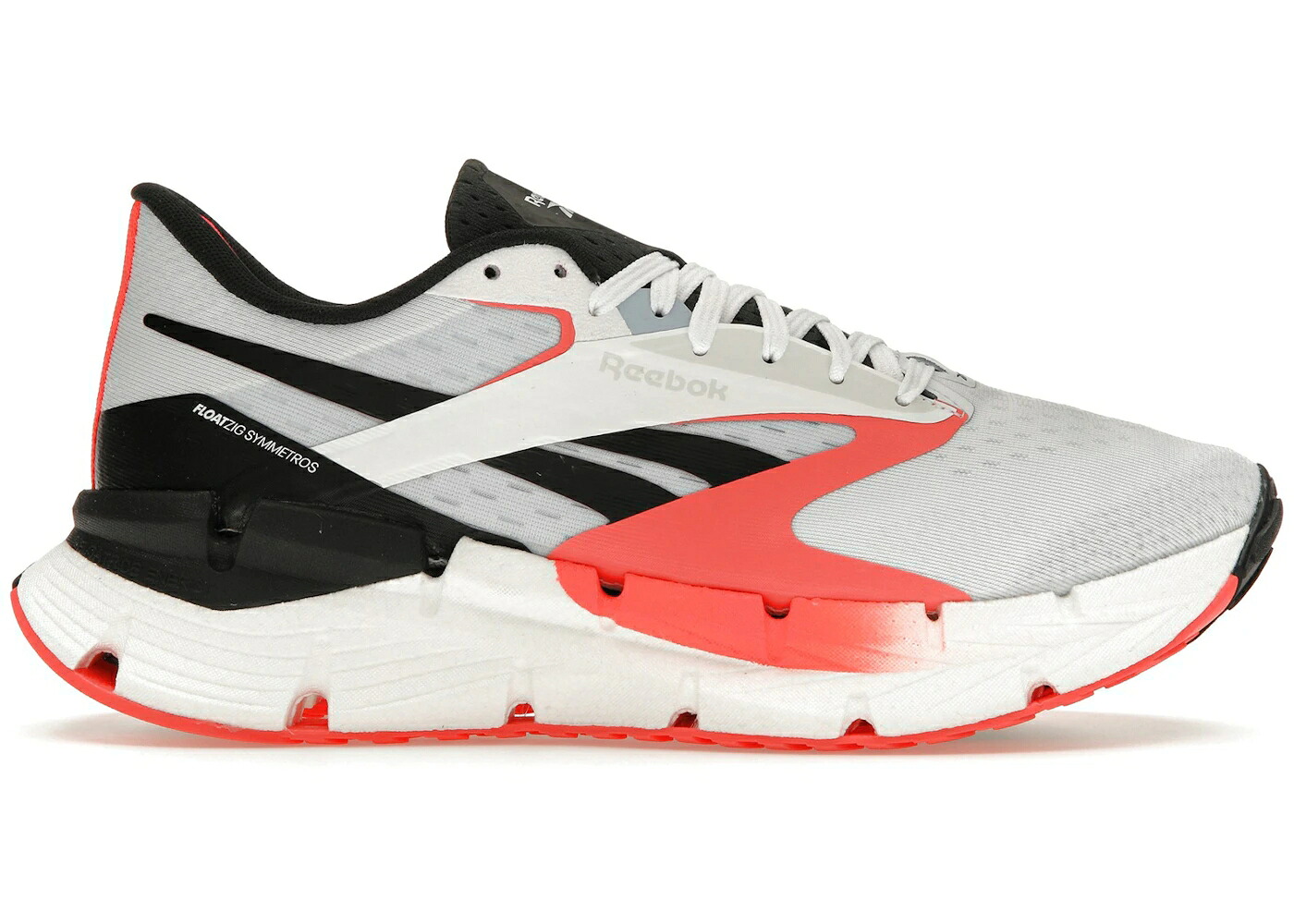 リーボック 白色 ホワイト 橙 オレンジ 黒色 ブラック スニーカー メンズ REEBOK FLOATZIG SYMMETROS WHITE ORANGE FLARE / WHITE ORANGE FLARE BLACK|スニケス