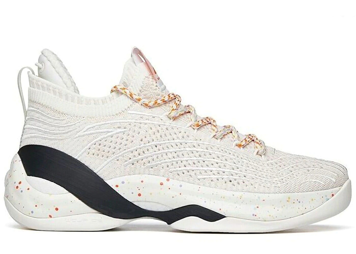 白色 ホワイト 橙 オレンジ 黒色 ブラック スニーカー メンズ ANTA KLAY THOMPSON KT7 LOW EASTER / WHITE ORANGE BLACK|スニケス