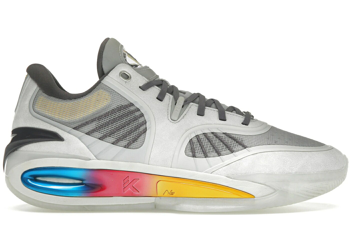 ひと休み 薄墨色 薄墨色 スニーカー メンズ ANTA KLAY THOMPSON KT10 CROSSING TIME / GREY GREY MULTI COLOR