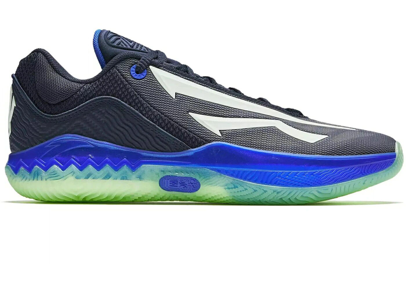 スピード ダラス 黒色 ブラック 青色 ブルー ライム スニーカー メンズ ANTA KAI SPEED 2 DALLAS / BLACK BLUE LIME