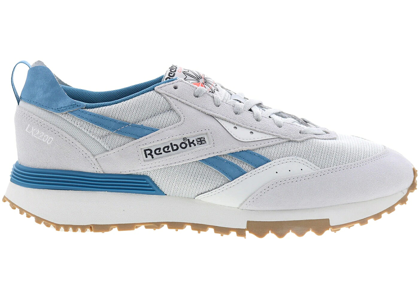 リーボック 青味 青み 純然たる 薄墨色 薄墨色 スニーカー メンズ REEBOK LX 2200 OUTDOOR COURTS STEELY BLUE / PURE GREY STEELY BLUE PURE GREY