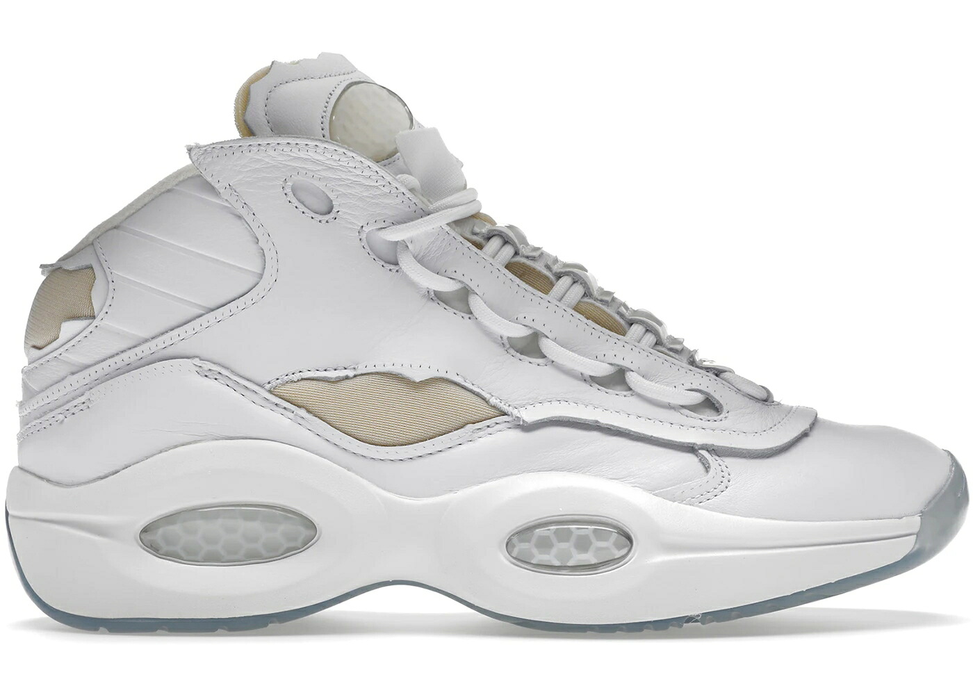 リーボック 問い合わせ ミッド 白いこと 白いこと クエスチョンミッド スニーカー メンズ REEBOK QUESTION MID MAISON MARGIELA MEMORY OF WHITE / WHITE OFF WHITE ICE