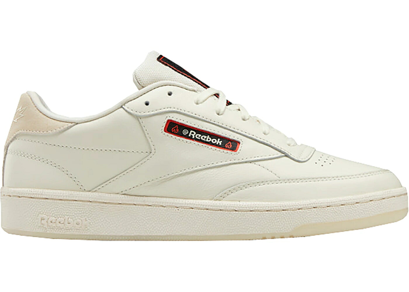 リーボック クラブ クラシック 白色 ホワイト スニーカー メンズ REEBOK CLUB C 85 HOT ONES / CLASSIC WHITE PAPER WHITE