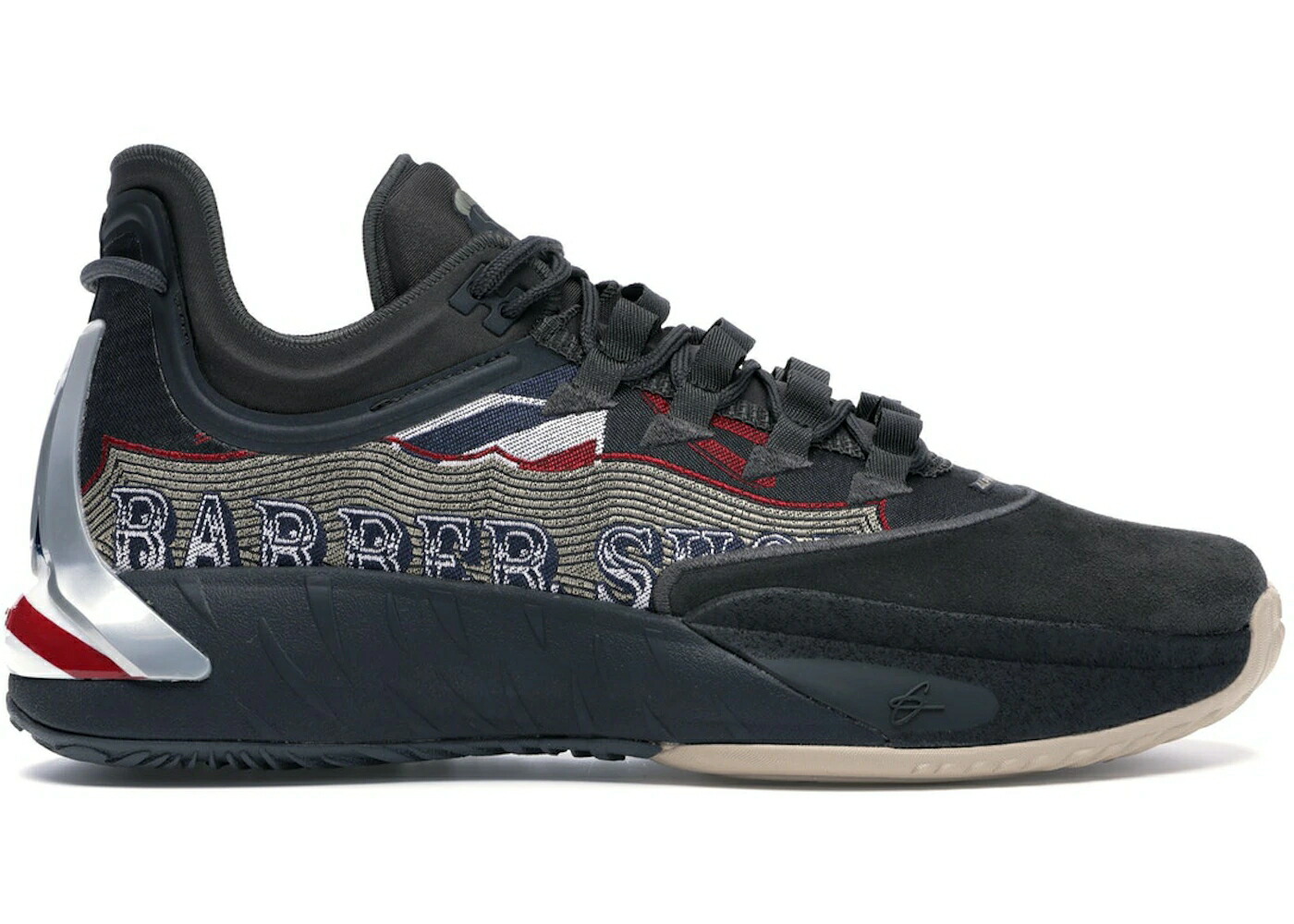 黒色 ブラック スニーカー メンズ ANTA GH1 BARBERSHOP / BLACK BLACK