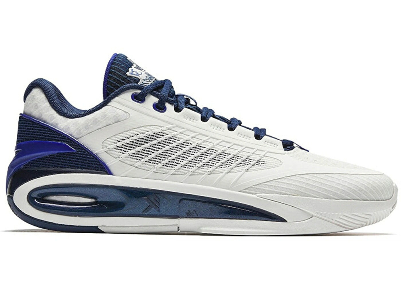 ダラス 白色 ホワイト 紺色 ネイビー スニーカー メンズ ANTA KLAY THOMPSON KT10 LOW DALLAS / WHITE NAVY|スニケス