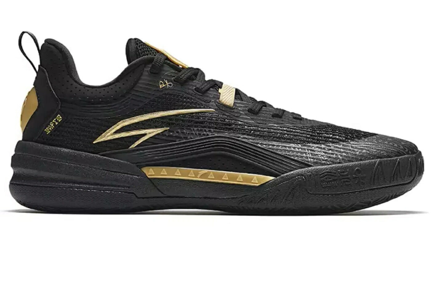 野球クラブ 黒いこと 黒いこと ゴールド スニーカー メンズ ANTA KAI 1 TEAM BLACK GOLD / BLACK GOLD