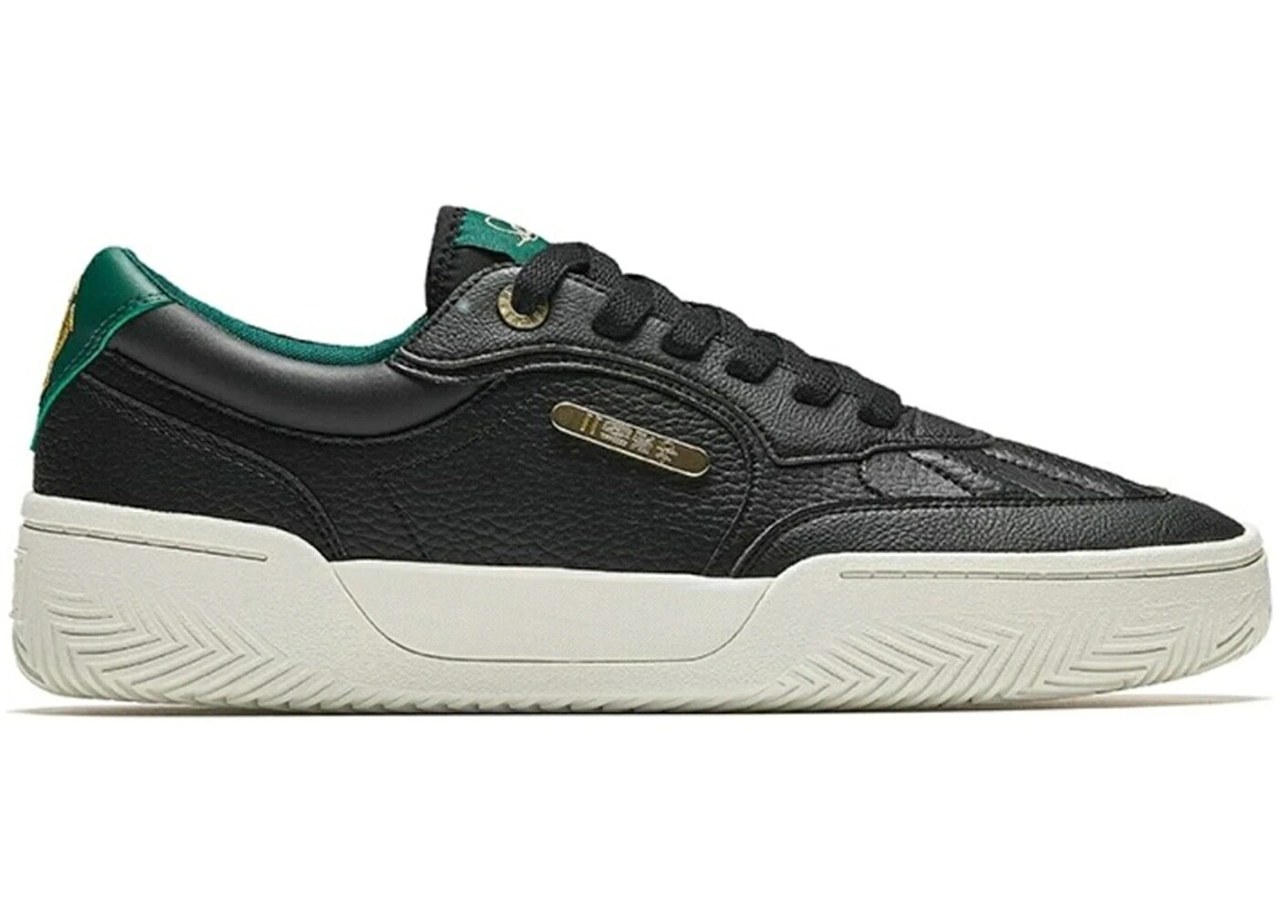 虎前日 黒いこと 黒いこと 緑 緑であること スニーカー メンズ ANTA KAI TRIBE BLACK GREEN / BLACK GREEN