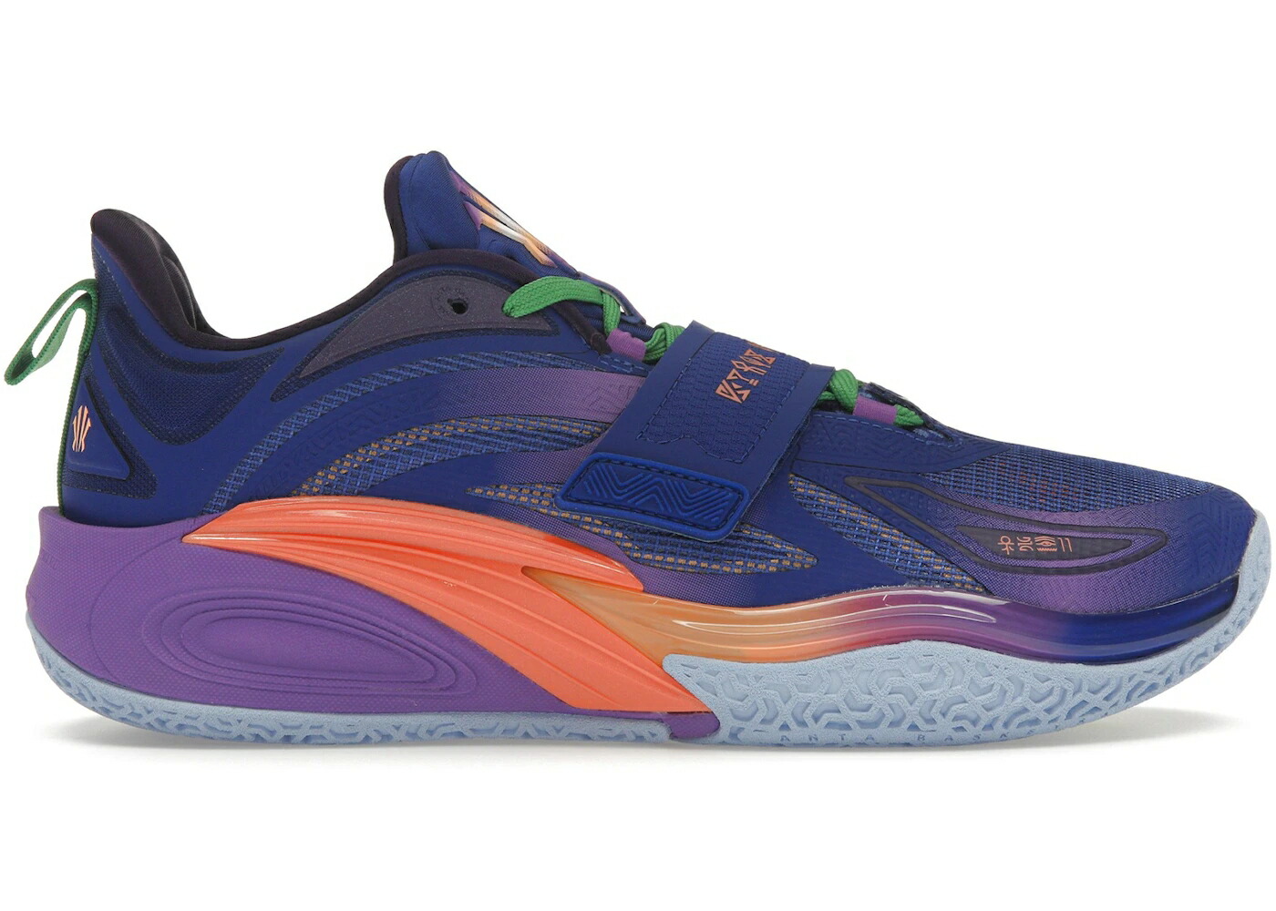 青色 ブルー 紫 パープル スニーカー メンズ ANTA KAI 1 PARIS OLYMPICS / BLUE PURPLE