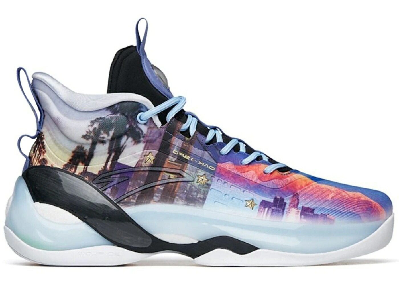 黒いこと 黒いこと 紫 パープル 青味 青み スニーカー メンズ ANTA KLAY THOMPSON KT7 COURSE / BLACK PURPLE LIGHT BLUE