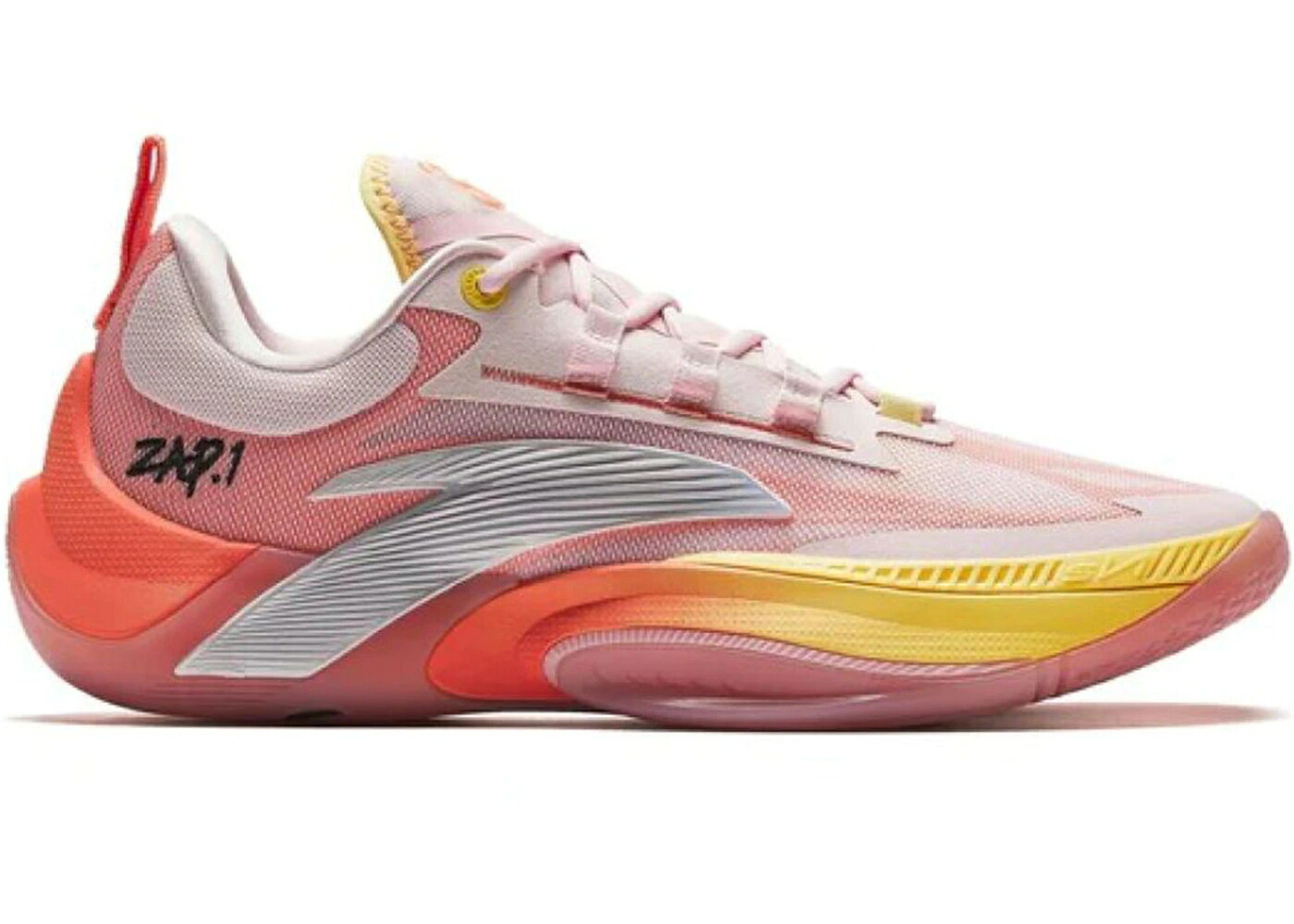 ピンク 黄色 イエロー スニーカー メンズ ANTA INSTANT ZAP 1 PINK YELLOW / PINK YELLOW｜スニケス