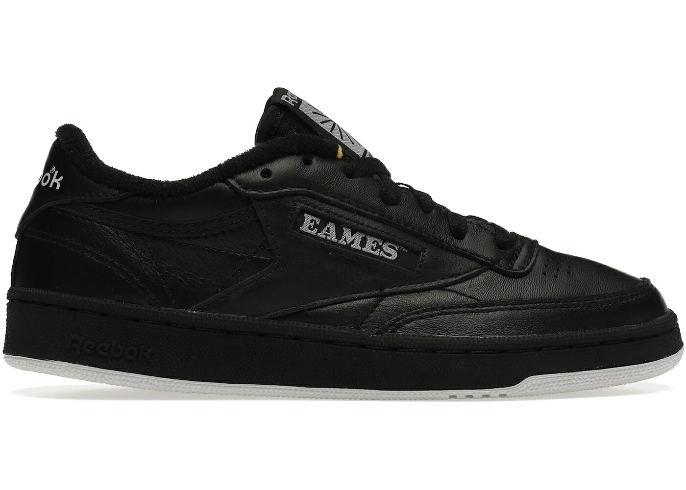 リーボック 野球クラブ 黒いこと 黒いこと 中核グループ 薄墨色 薄墨色 スニーカー メンズ REEBOK CLUB C 85 EAMES MONOTONE PACK BLACK / CORE BLACK CORE BLACK COLD GREY