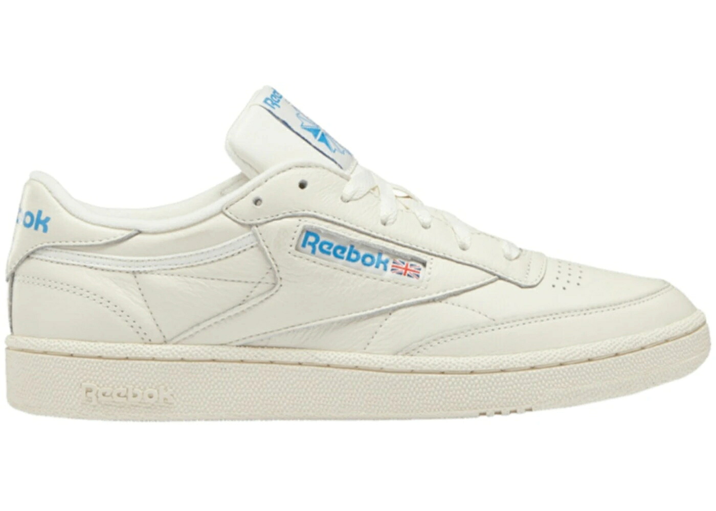 リーボック クラブ シアン スニーカー メンズ REEBOK CLUB C 85 MU CHALK CYAN / CHALK PAPERWHITE CYAN