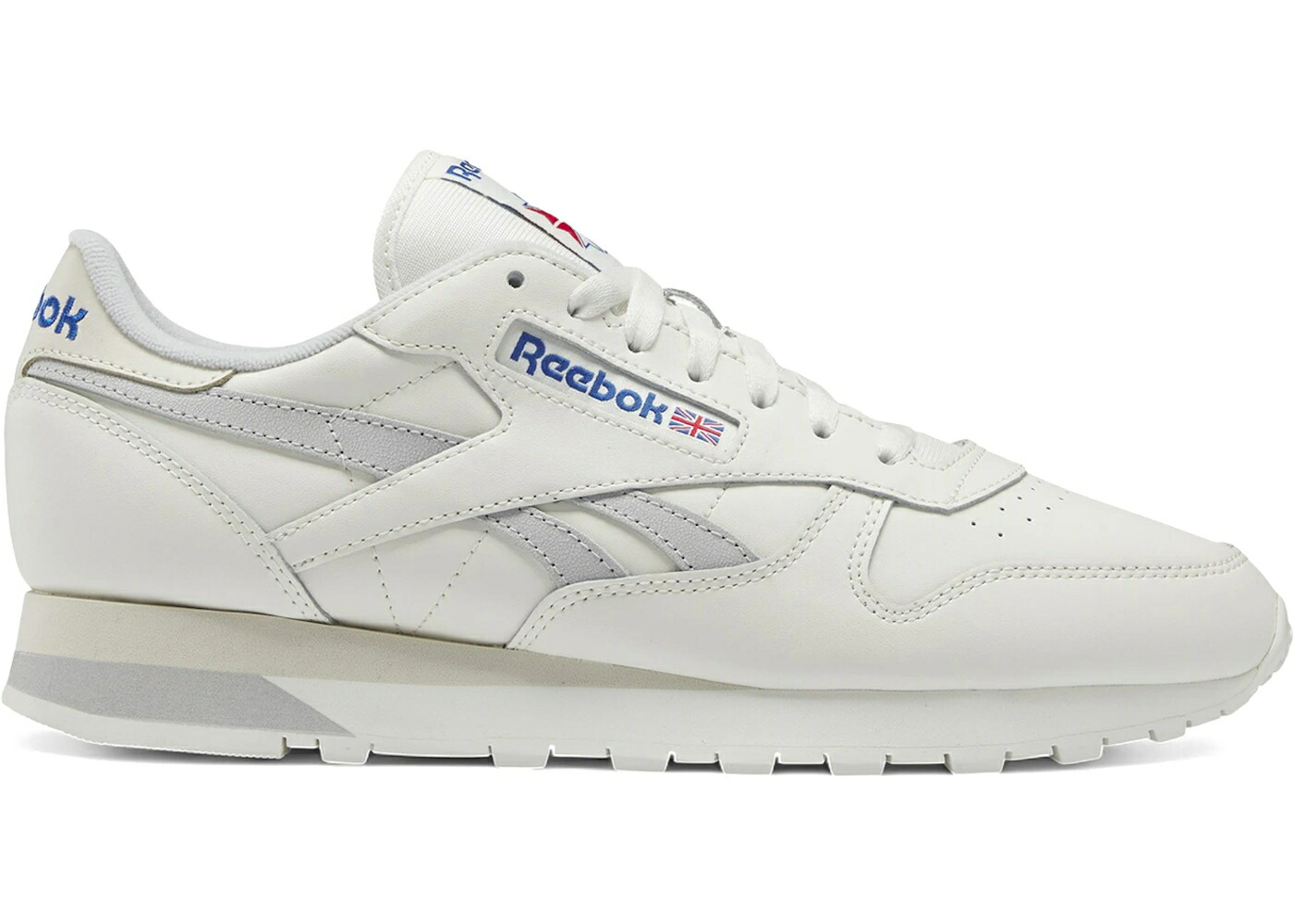 リーボック 古典派音楽 なめし革 薄墨色 薄墨色 益荒男 スニーカー メンズ REEBOK CLASSIC LEATHER CHALK GREY ALABASTER / CHALK LIGHT SOLID GREY ALABASTER