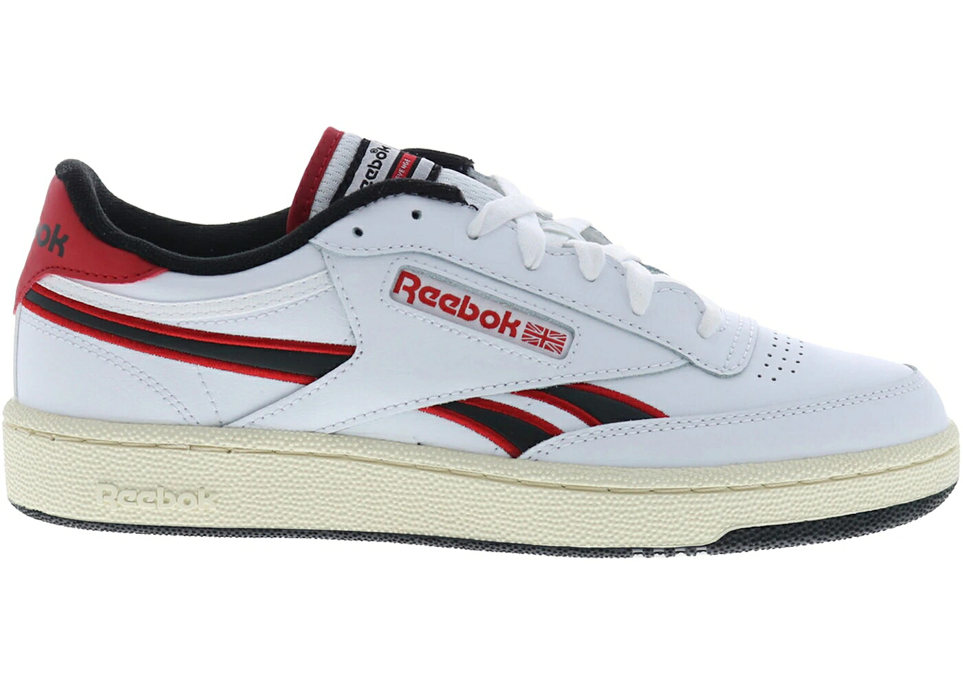 リーボック クラブ 白色 ホワイト 赤 レッド 黒色 ブラック スニーカー メンズ REEBOK CLUB C REVENGE WHITE VECTOR RED BLACK / WHITE VECTOR RED BLACK|スニケス