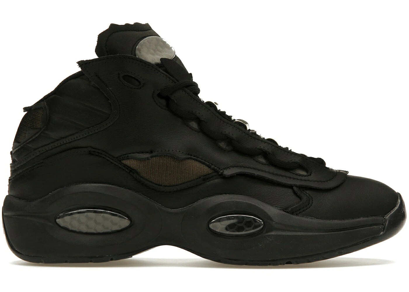 リーボック 問い合わせ ミッド 黒いこと 黒いこと クエスチョンミッド スニーカー メンズ REEBOK QUESTION MID MAISON MARGIELA MEMORY OF BLACK / BLACK BLACK BLACK