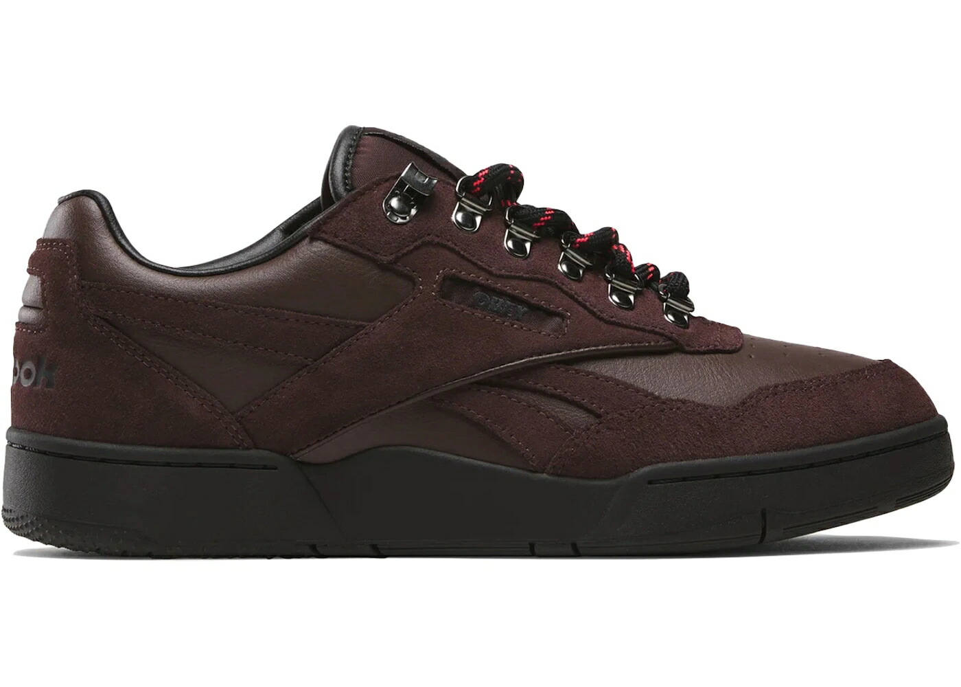 リーボック オベイ 茶色 ブラウン 赤 レッド 黒色 ブラック スニーカー メンズ REEBOK BB 4000 II OBEY BROWN RED / BROWN BLACK RED｜スニケス