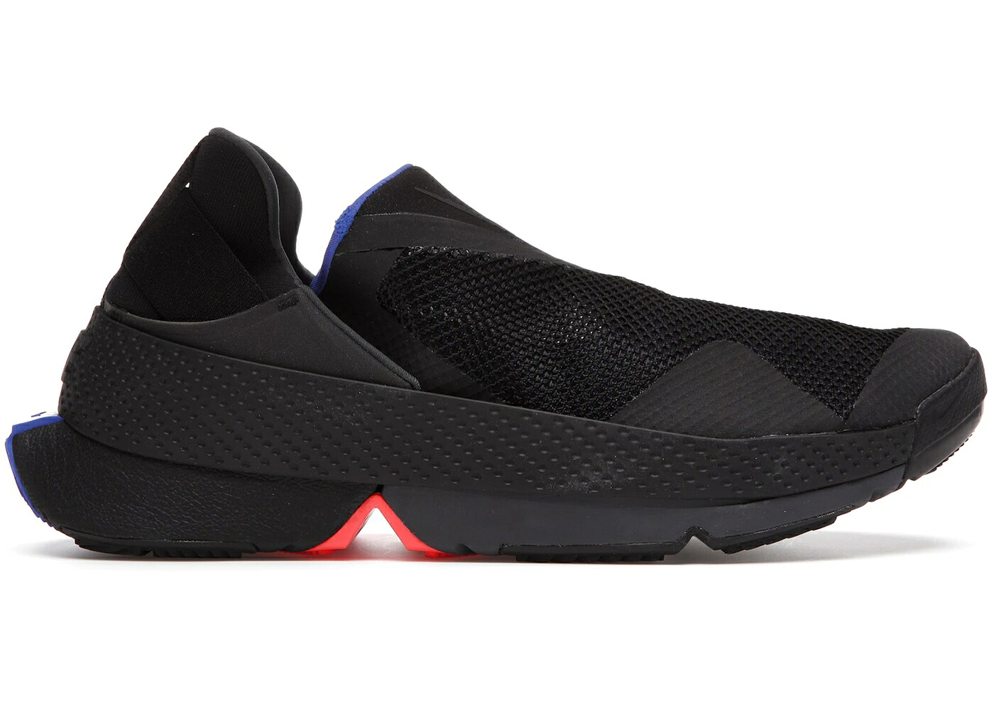 ナイキ 黒色 ブラック 青色 ブルー スニーカー メンズ NIKE GO FLYEASE BLACK / BLACK ANTHRACITE RACER BLUE