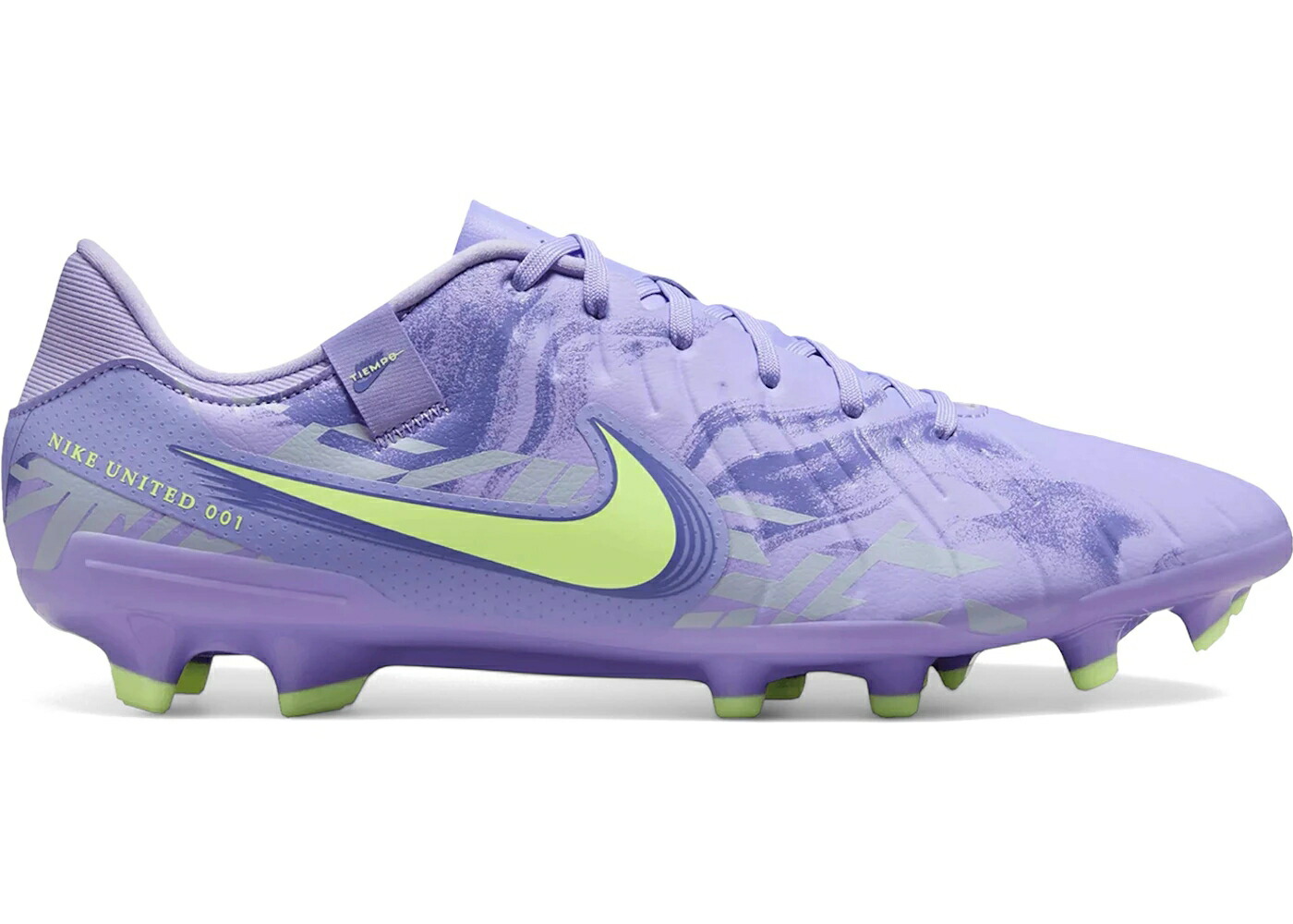 ナイキ ティエンポ 言い伝え 翰林院 ユナイテッド 紫 パープル スニーカー メンズ NIKE TIEMPO LEGEND 10 ACADEMY FG UNITED PACK / PURPLE AGATE BARELY VOLT