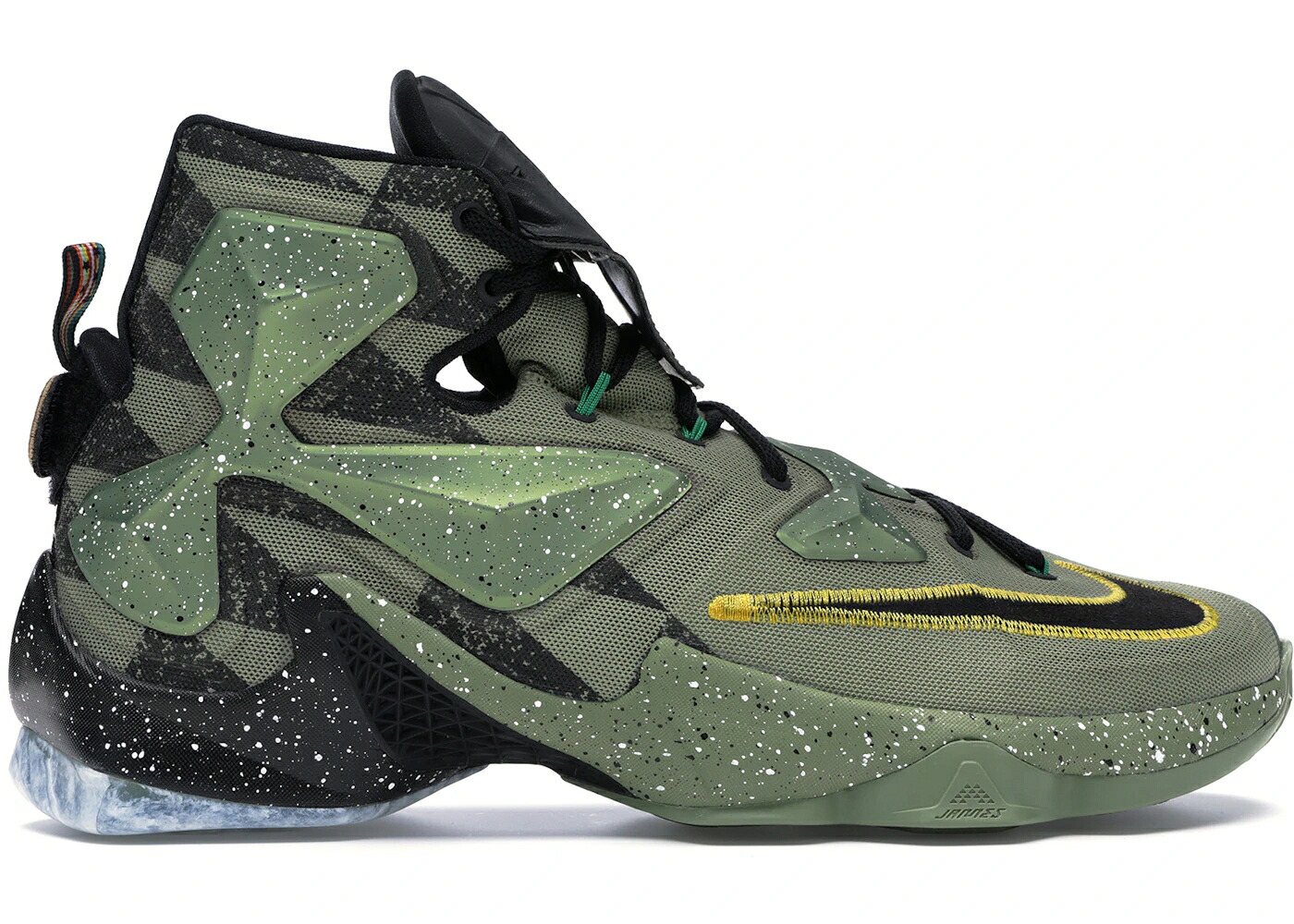 ナイキ レブロン サー青少年 黒いこと 黒いこと スニーカー メンズ NIKE LEBRON 13 ALL-STAR (2016) / ALLIGATOR BLACK MULTI COLOR