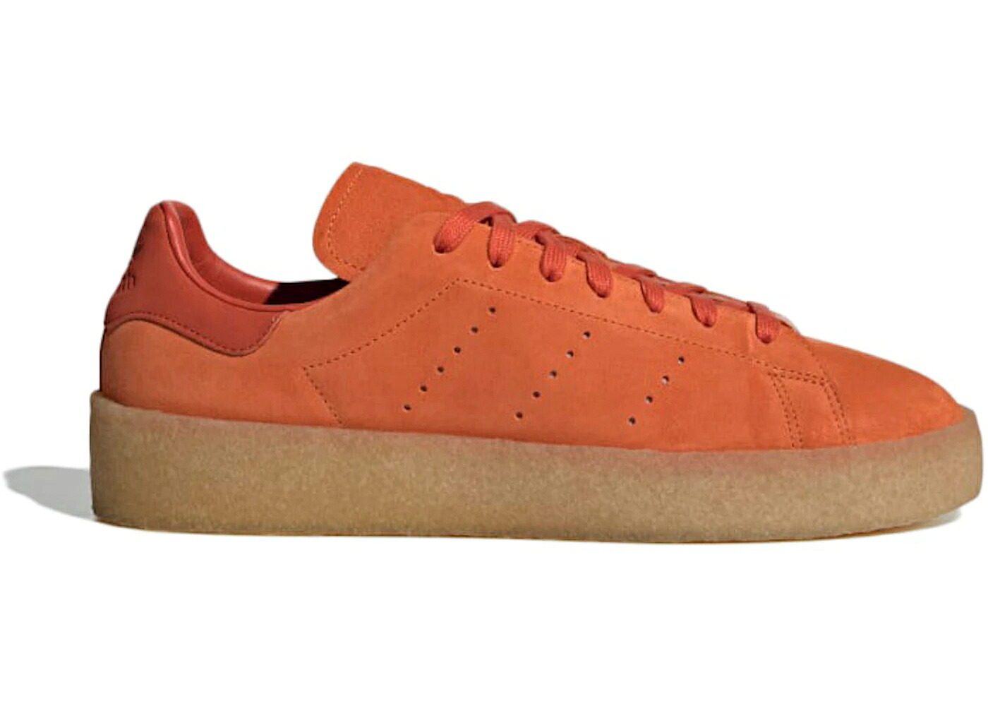 アディダス 縮緬 橙 オレンジ色 赤 赤いこと 立場し損ない スニーカー メンズ ADIDAS STAN SMITH CREPE CRAFT ORANGE / CRAFT ORANGE PRELOVED RED GUM