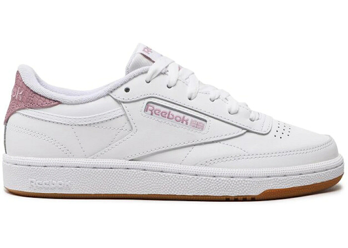 リーボック クラブ 白色 ホワイト WOMEN'S スニーカー レディース REEBOK CLUB C 85 WHITE INFUSED LILAC (WOMEN'S) / FOOTWEAR WHITE FOOTWEAR WHITE｜スニケス