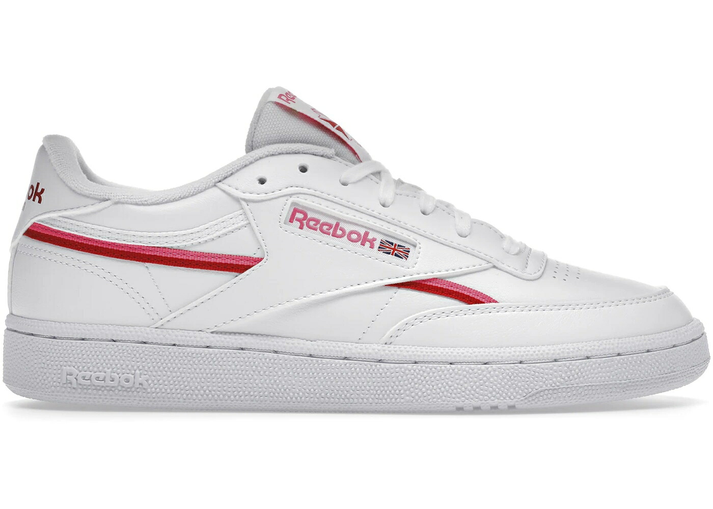 リーボック クラブ 白色 ホワイト ピンク WOMEN'S スニーカー レディース REEBOK CLUB C 85 VEGAN WHITE ATOMIC PINK (WOMEN'S) / FOOTWER WHITE ATOMIC PINK VECTOR