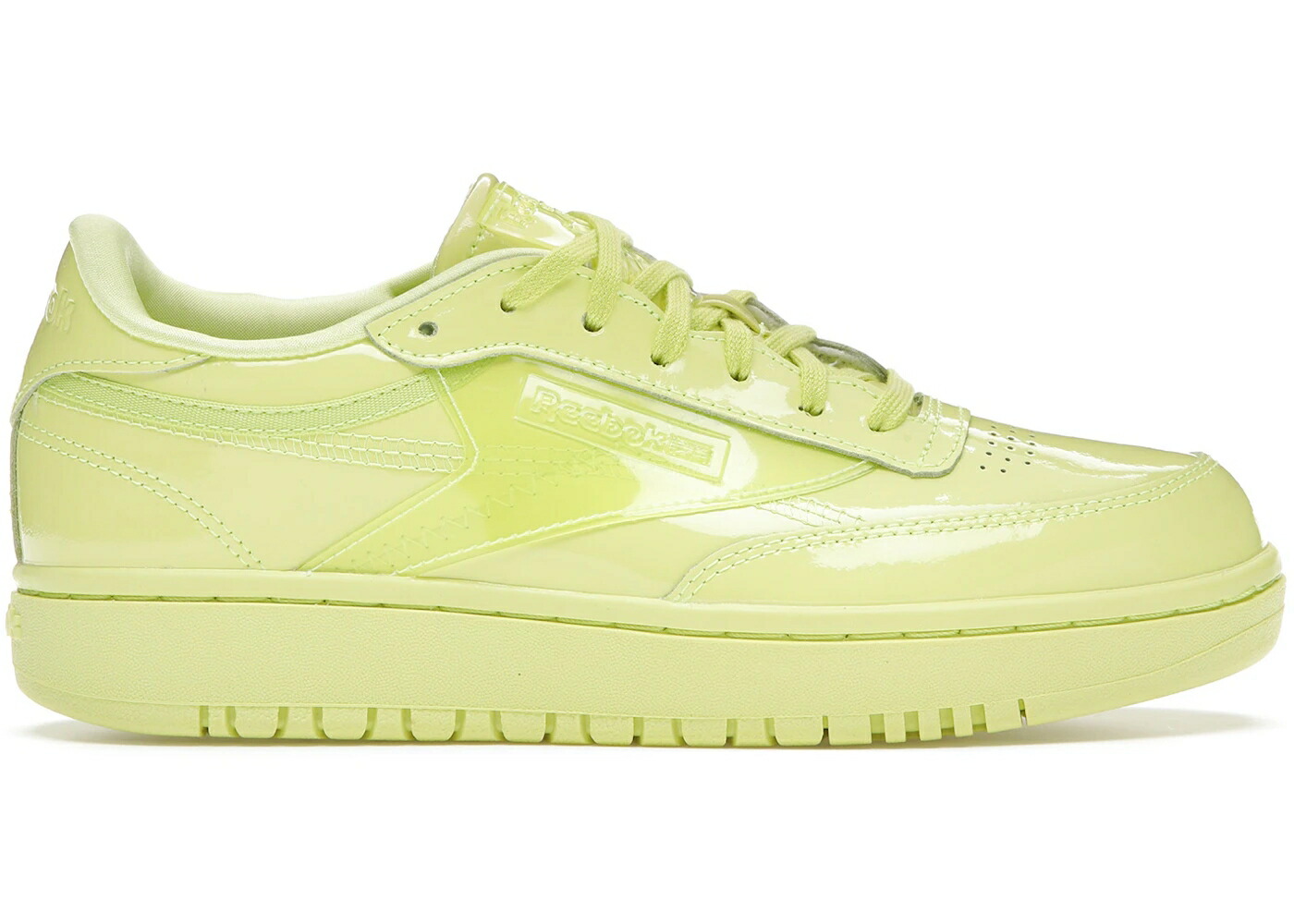 リーボック クラブ ハイ 緑 グリーン WOMEN'S スニーカー レディース REEBOK CARDI COATED CLUB C DOUBLE HIGH VIS GREEN (WOMEN'S) / HIGH VIS GREEN HIGH VIS GREEN