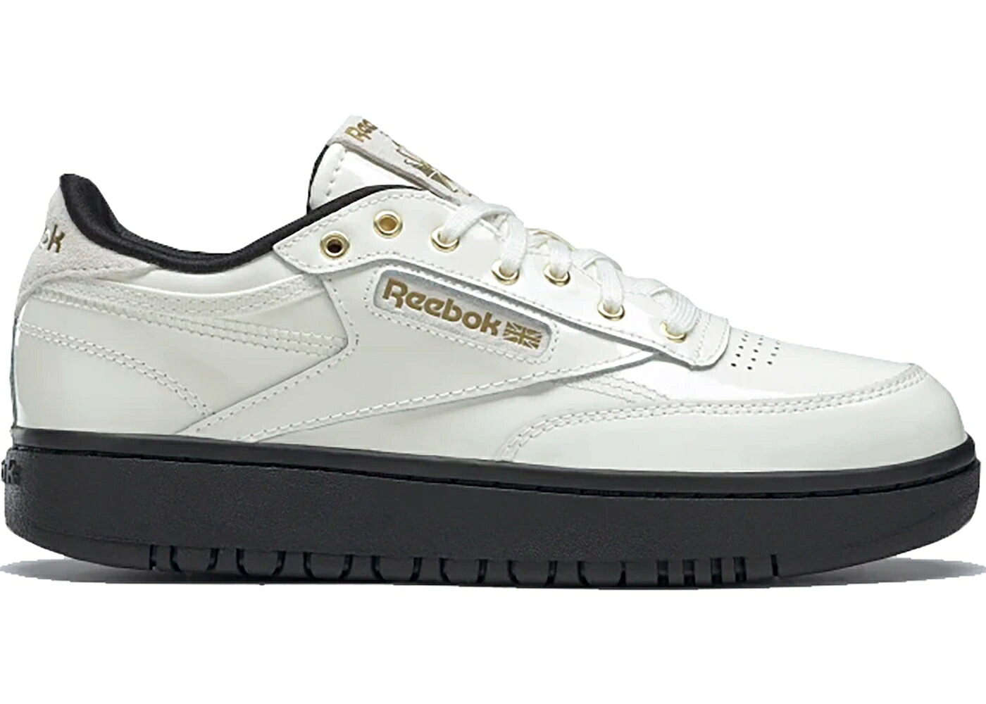 リーボック 野球クラブ 中核グループ 黒いこと 黒いこと ゴールド WOMEN\u0027S スニーカー レディース REEBOK CARDI CLUB C DOUBLE BIRTHDAY (2020) (WOMEN\u0027S) / CHALK CORE BLACK MATTE GOLD