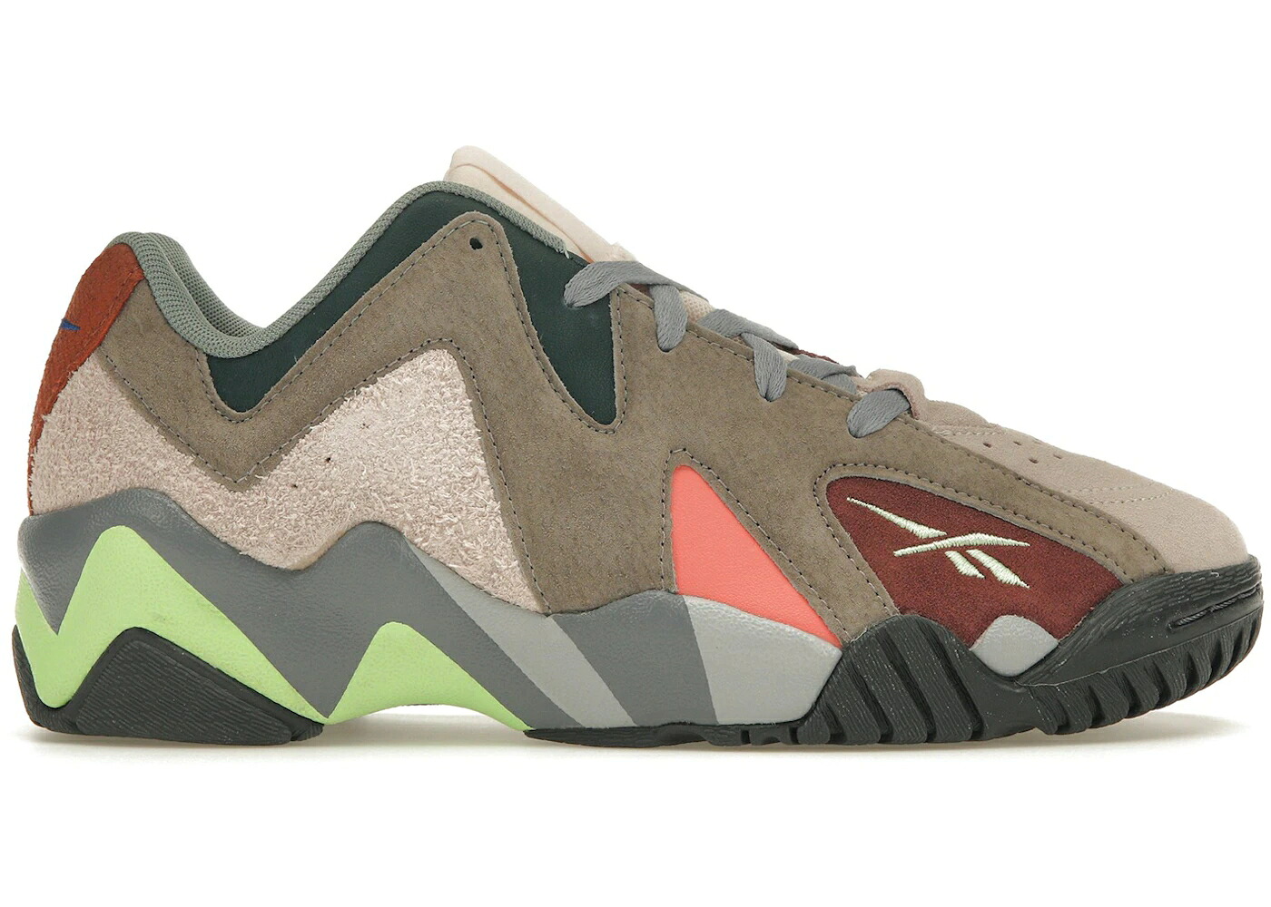 リーボック カミカゼ 灰色 グレー IT'S MAN'S WOMEN'S スニーカー レディース REEBOK KAMIKAZE II LOW A WORLD (WOMEN'S) / NEON MINT BOULDER GREY TRUE GREY
