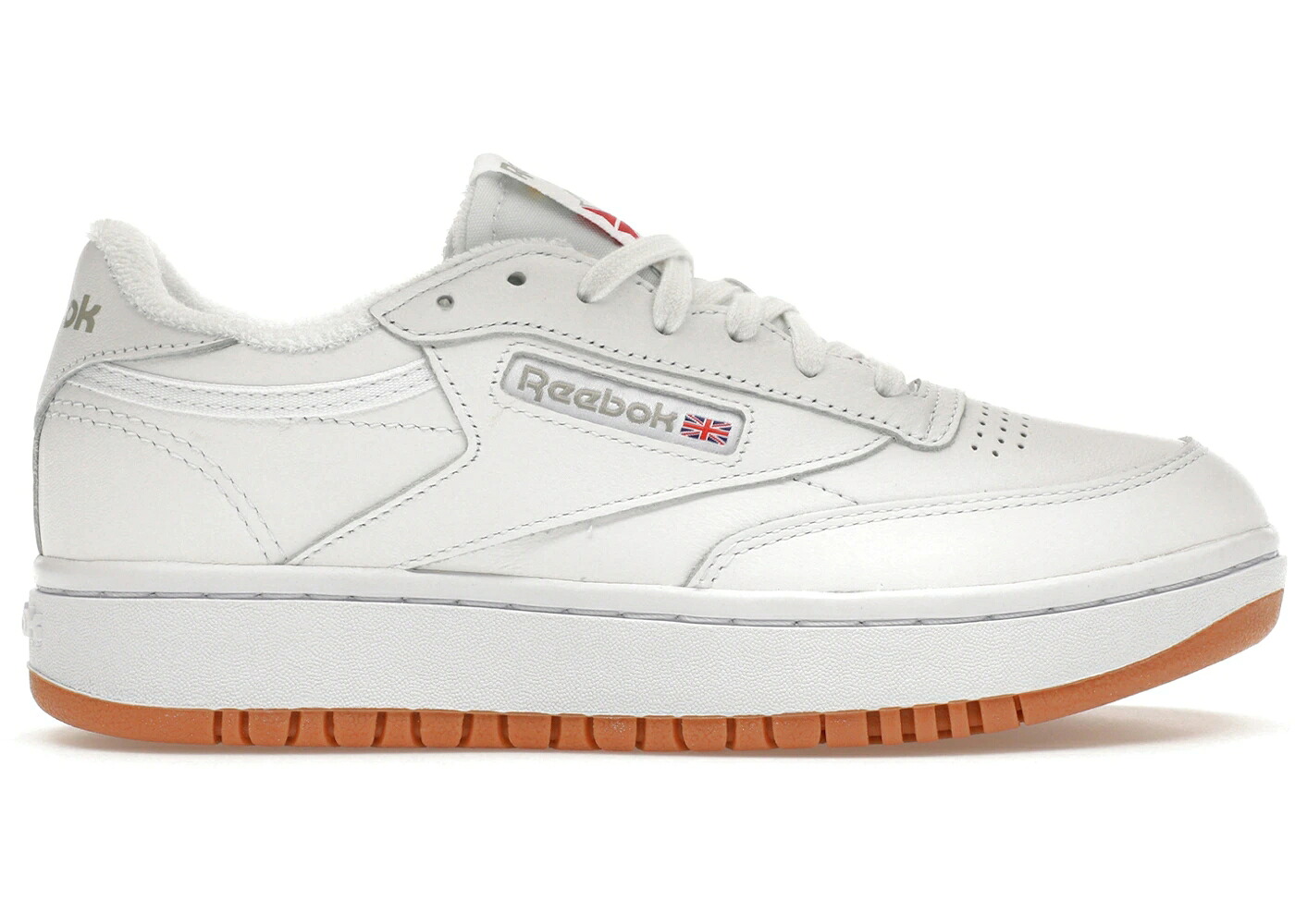 リーボック 野球クラブ 白いこと 白いこと WOMEN\u0027S スニーカー レディース REEBOK CLUB C DOUBLE WHITE GUM (WOMEN\u0027S) / WHITE GUM