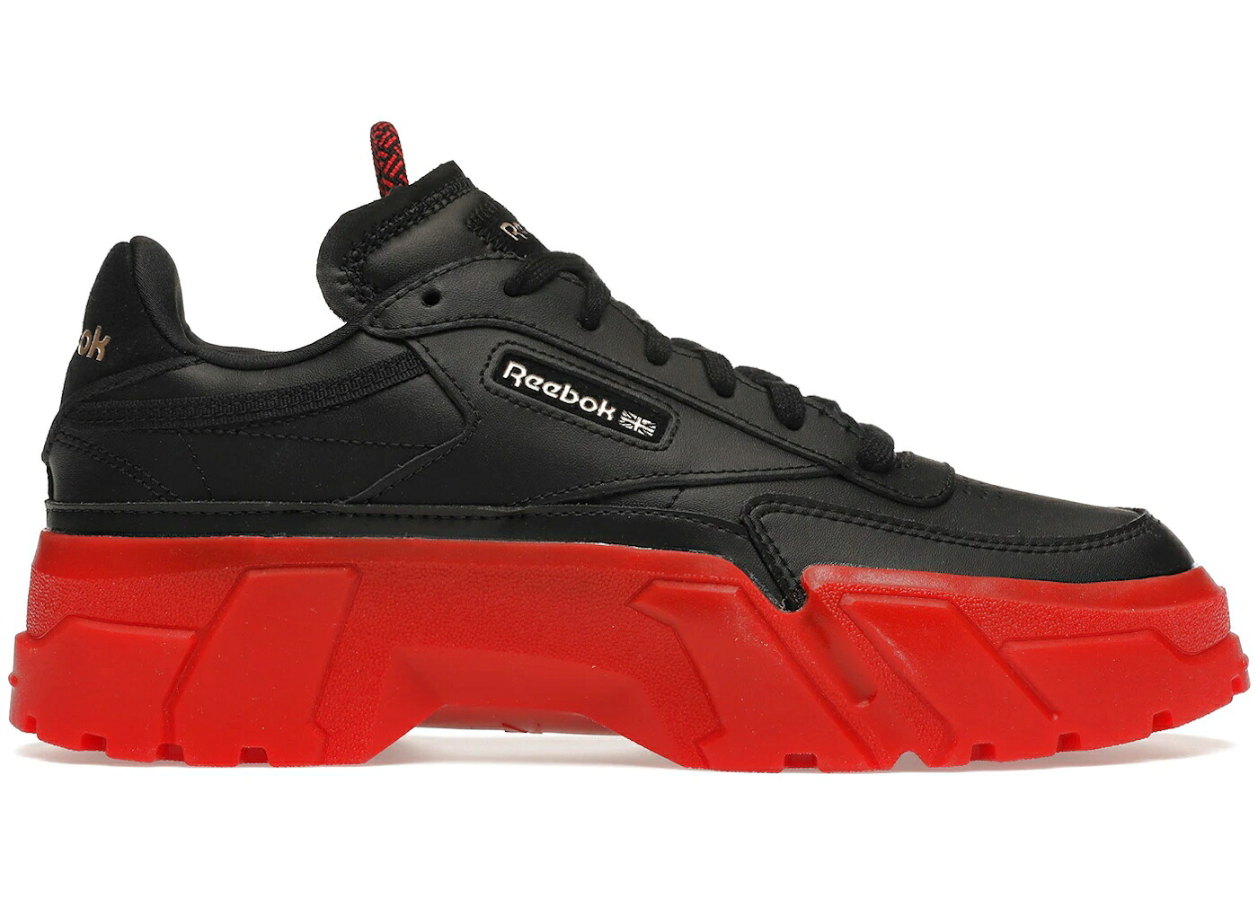 リーボック クラブ 黒色 ブラック 赤 レッド コア ローズ ゴールド WOMEN'S スニーカー レディース REEBOK CLUB C CARDI B BLACK RED (WOMEN'S) / CORE BLACK VECTOR RED ROSE GOLD|スニケス